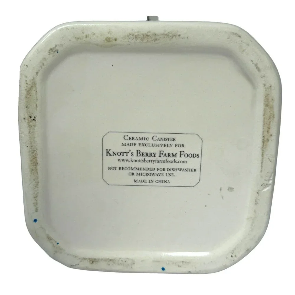 Knott's Berry Farm Foods Ceramic Kitchen Container 9.5